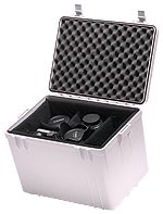 an unbreakable case which is 100% water, air and dust tight making it ideal for transporting valuable cameras and lenses, whether by air, rafting down the Nile or on the dusty dirt tracks in the outback. 